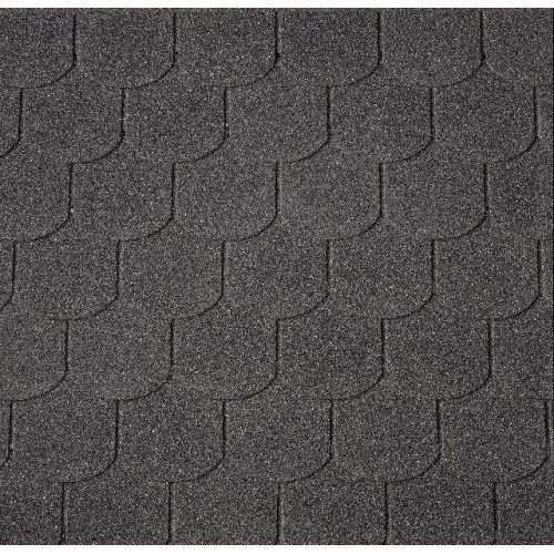 Битумная черепица Superglass Biber (01) Black