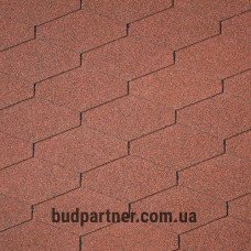 Бітумна черепиця Diamant Plus (10) Tile Red