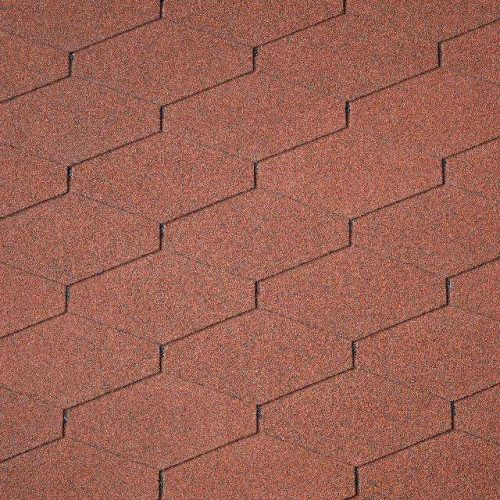 Битумная черепица  Diamantshield (10) Tile Red