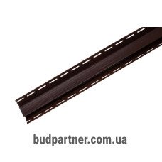 Планка FaSiding "внутрішній кут" "Коричневий" Т-13. 3.05м