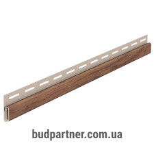 Планка FaSiding WoodHouse "финишная" "Дуб золотой" SVP-14, 3.05м