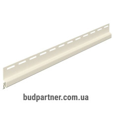 Планка FaSiding WoodHouse "стартова" "Біла" 3.05м