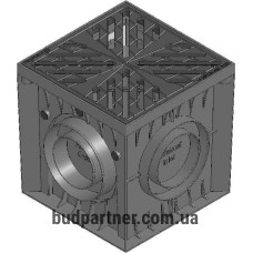 Точечный дренаж HAURATON Recyfix Point 30/30 (чорний) з корзиною для сміття