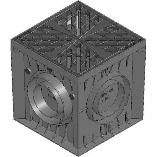 Точечний дренаж HAURATON Recyfix Point 30/30 (чорний), з корзиною для сміття