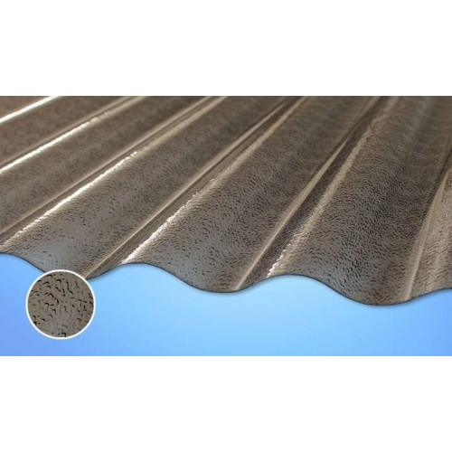 Поликарбонатный шифер Rober бронзовый структурированный 2000*1045*0,8мм волна