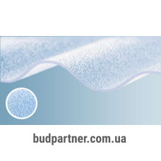 Поликарбонатный шифер Rober прозрачный структурированный 2000*1045*0,8мм волна