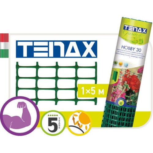 Сітка полімерна Tenax "Хобби 30" зелена (1х5м)