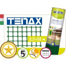 Сітка полімерна Tenax "Квадра 10" зелена (0,5х50м)