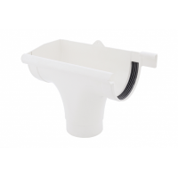 Ливнеприемник Profil левый L 90 белый