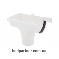 Лійка Profil ліва L 90 біла 