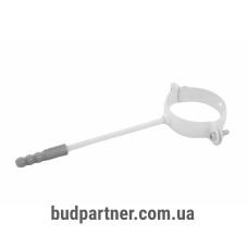 Держак труби Profil метал. L160 90 білий