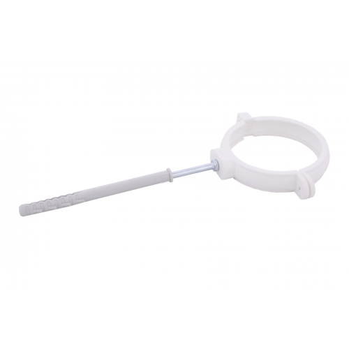 Держак труби Profil пласт. L160 90 білий