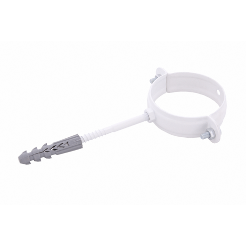 Держак труби Profil метал. L100 90 білий