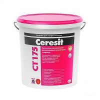 Ceresit CT-175 Штукатурка декоративная силикон-силикатная "Короед" 2,0 мм