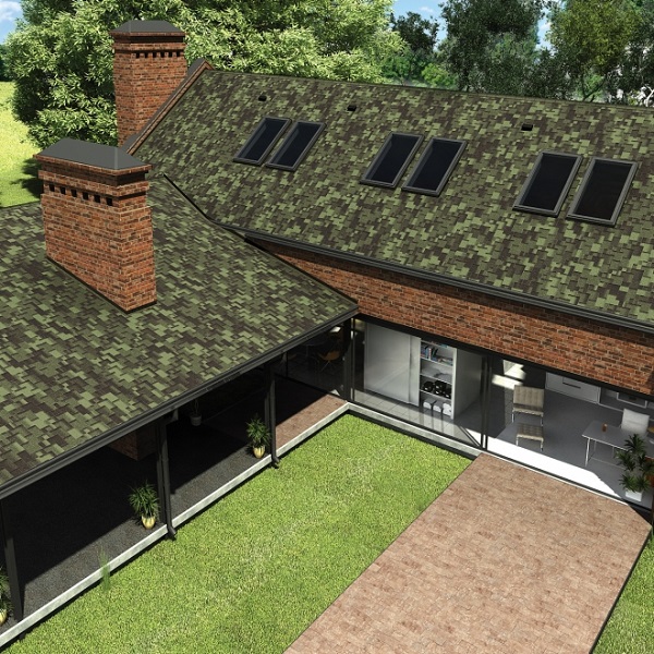 Битумная черепица Акваизол Акцент Малахит