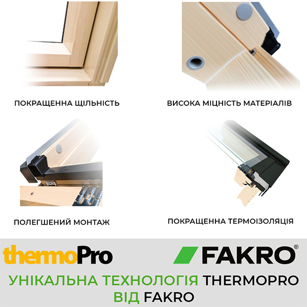 Унікальна технологія виробництва вікон FAKRO thermoPro