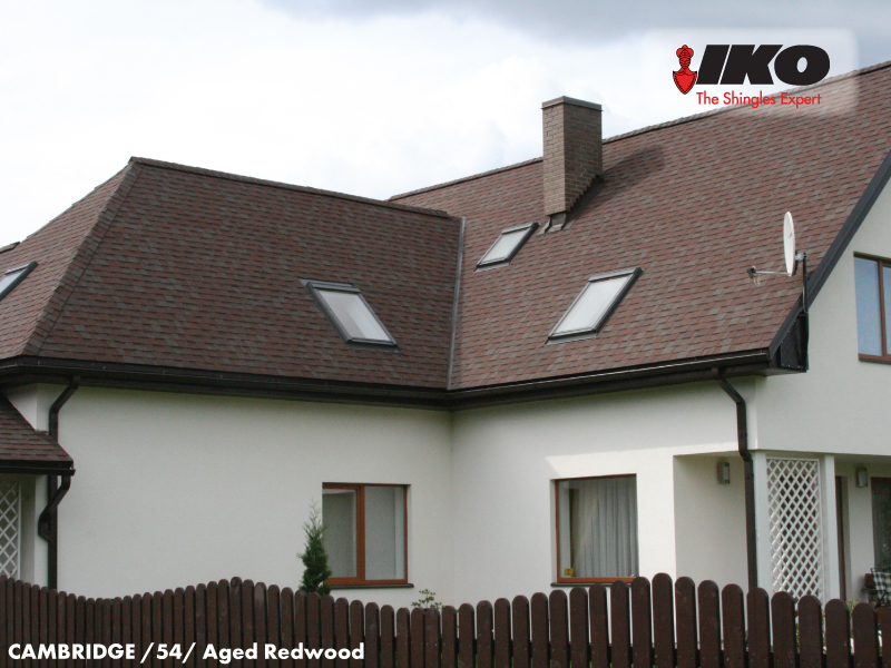 IKO Битумная черепица Cambridge Xtreme (54) Aged Redwood