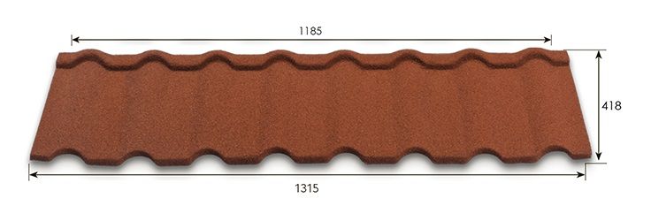 Композитная черепица Metrotile Gallo
