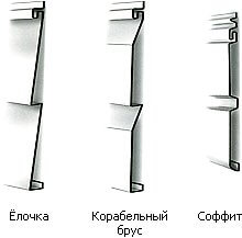 Типы винилового сайдинга