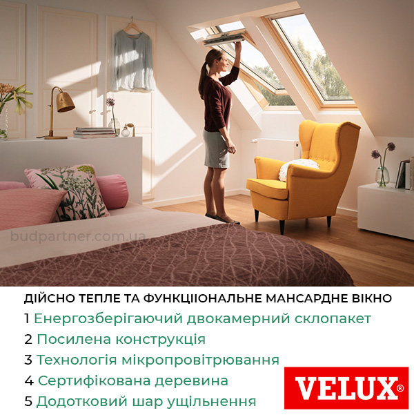 Мансардное кровельное окно Velux GLL 1061